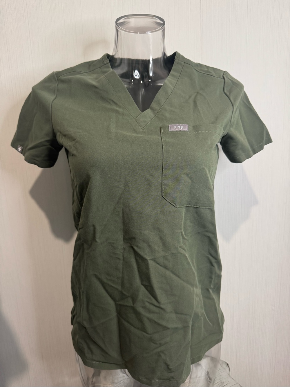 FIGS CATARINA SCRUB TOP. XXS. Green. No flaws noted! PO: 1644